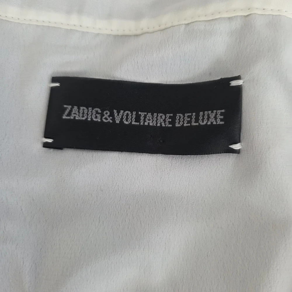 Zadig & Voltaire Silk Rhinestone and Embroidery Vest Size Small - Picture 5 of 9